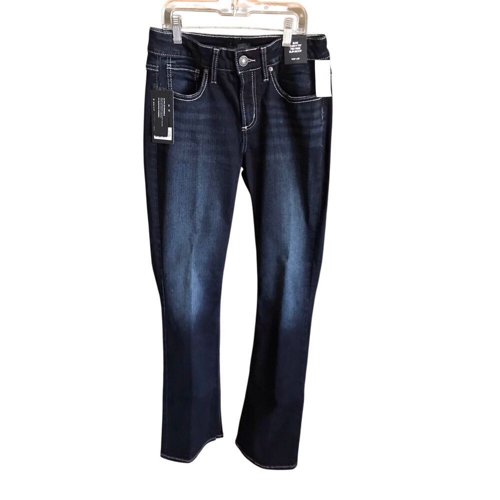 Silver jeans suki Size 28/33 slim boot mid rise denim dark wash New w/tags